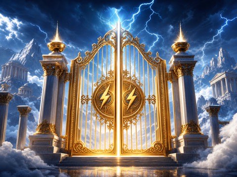 Золотая обложка Gates of Olympus