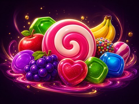 Яркая обложка Sweet Bonanza